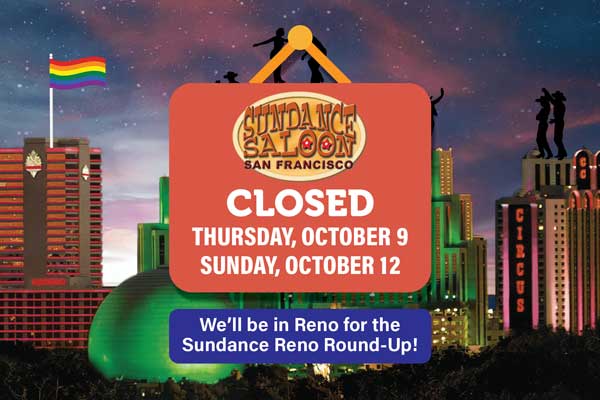 closed for Reno 10/9 and 10/12