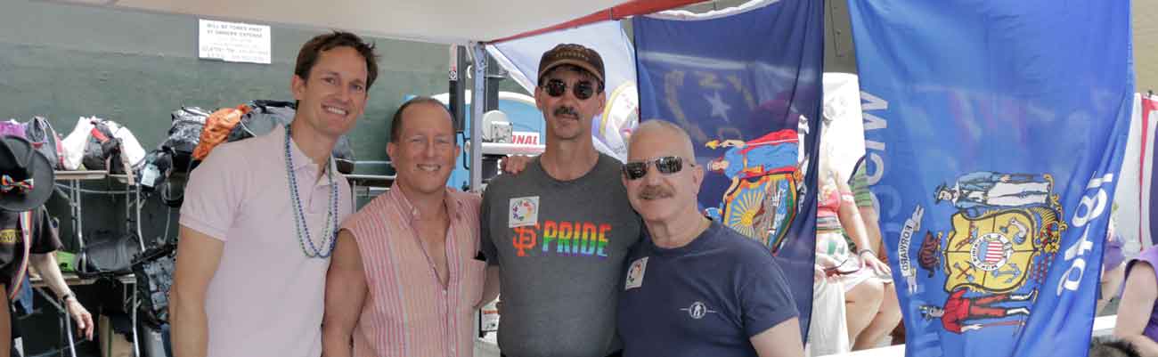 Volunteers at SF Pride