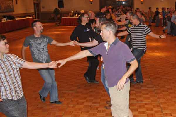 West Coast Swing lessons at the Stompede